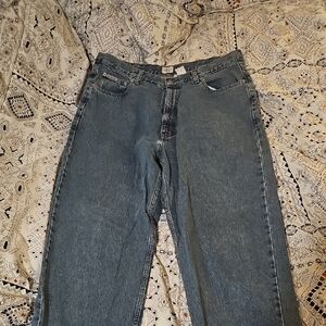 Calvin Klein Jeans Men's Straight Fit Dark Blue Denim